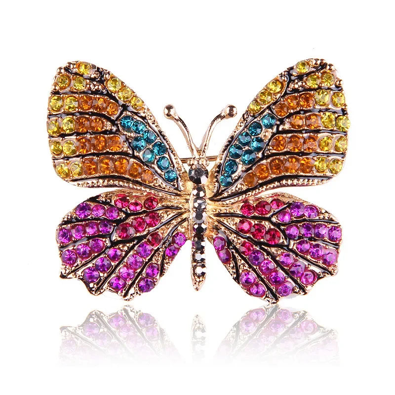 Broche Papillon Baroque