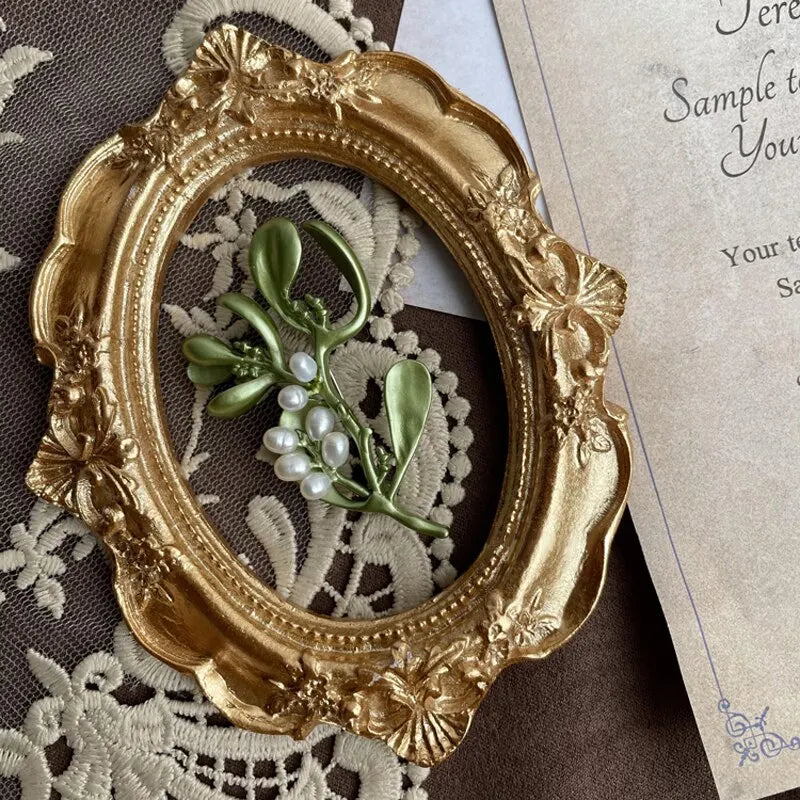 Broche Vintage Fleur Émaillée
