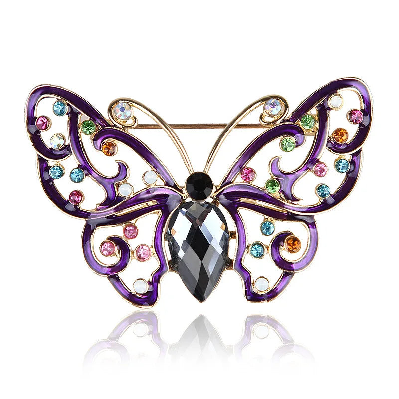 Broche Papillon Baroque
