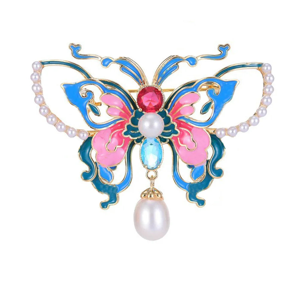 Broche Papillon Baroque
