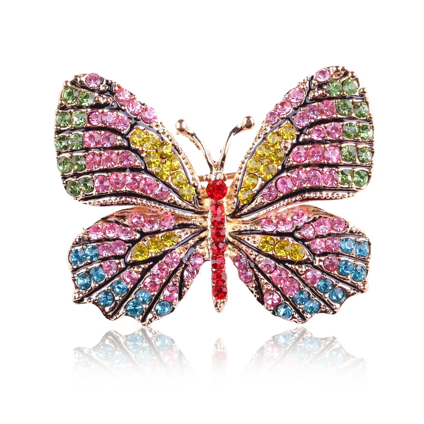 Broche Papillon Baroque