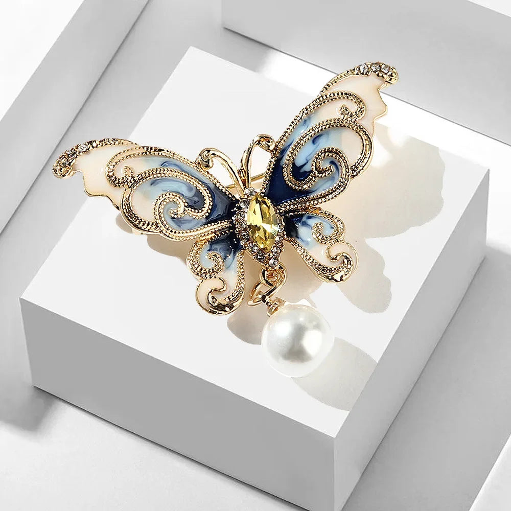 Broche Papillon Baroque