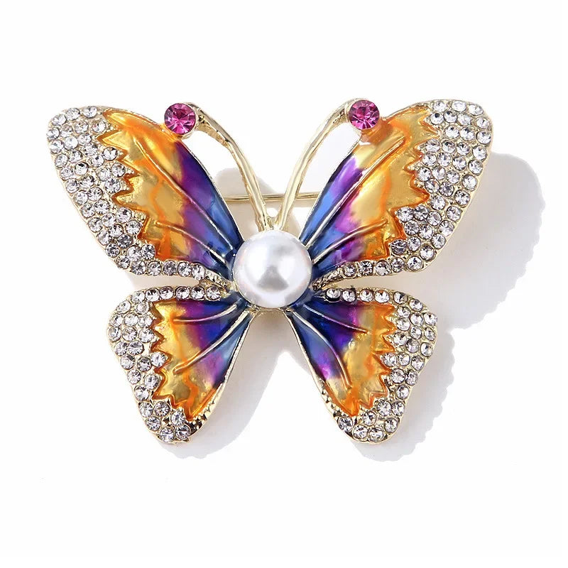 Broche Papillon Baroque