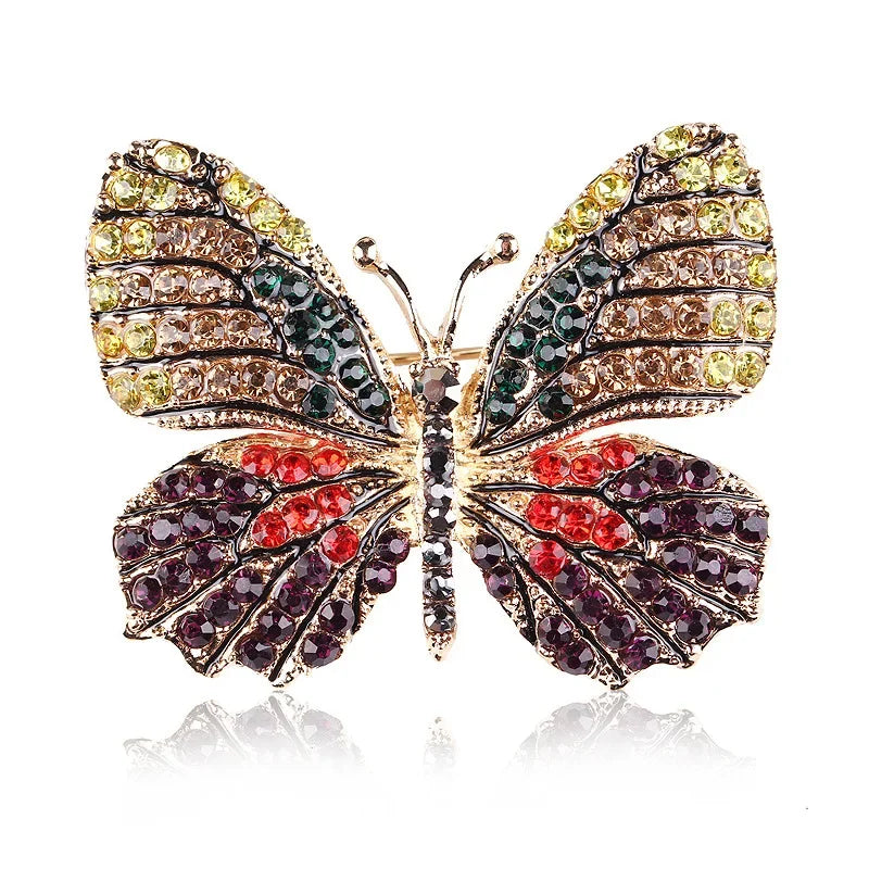 Broche Papillon Baroque