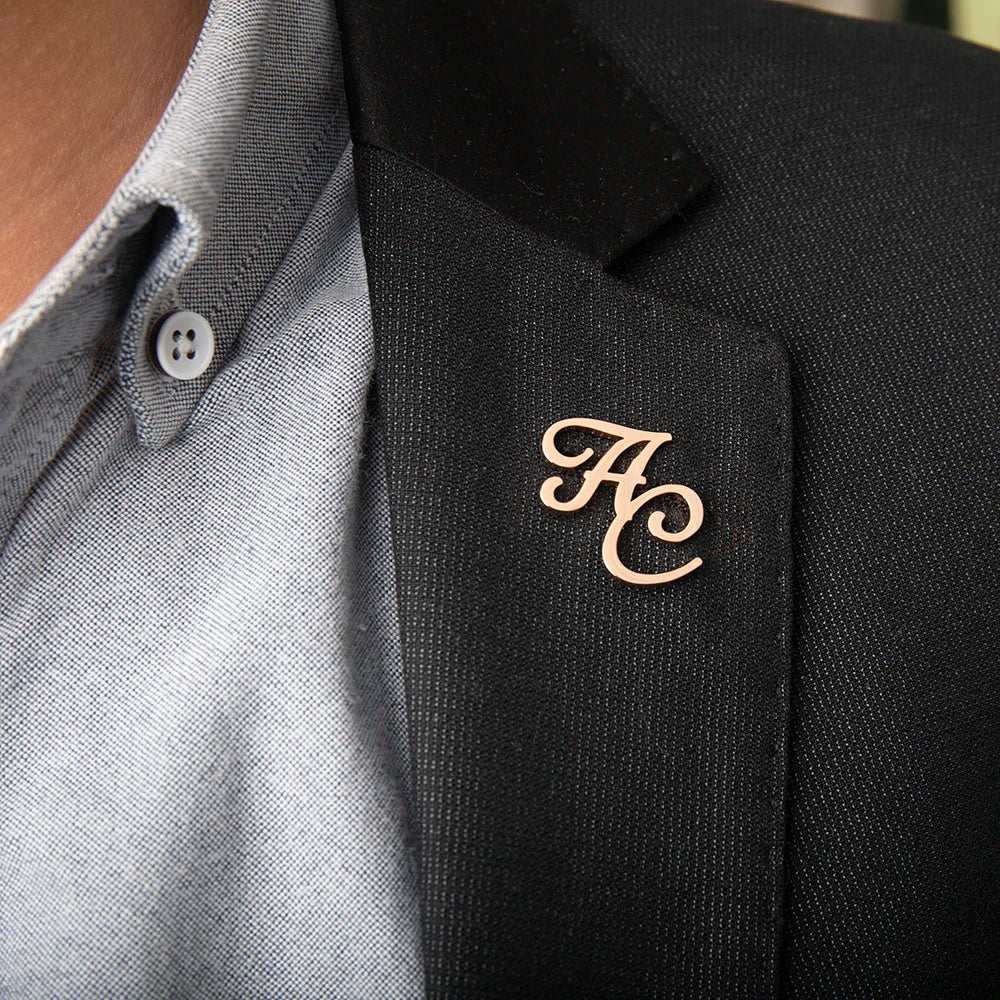 Broche Initiales Personnalisée