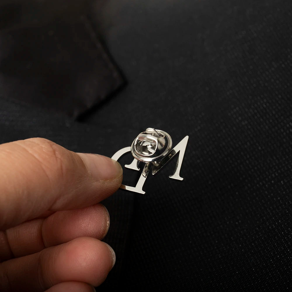 Broche Initiales Personnalisée