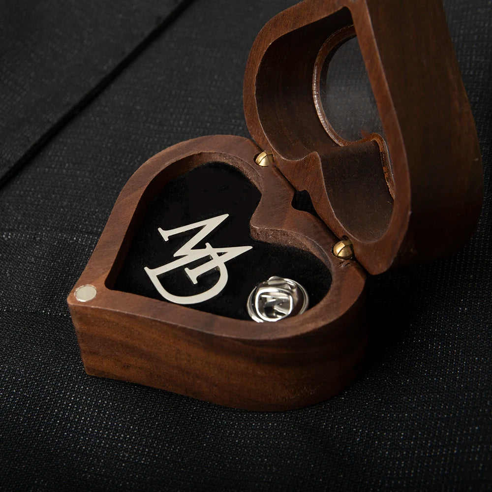 Broche Initiales Personnalisée