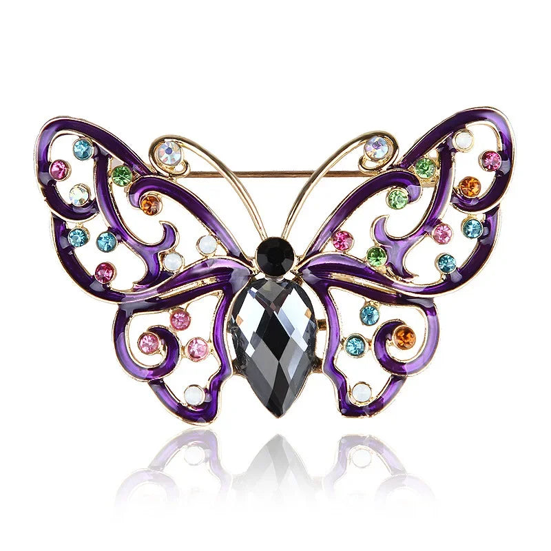Broche Papillon Baroque