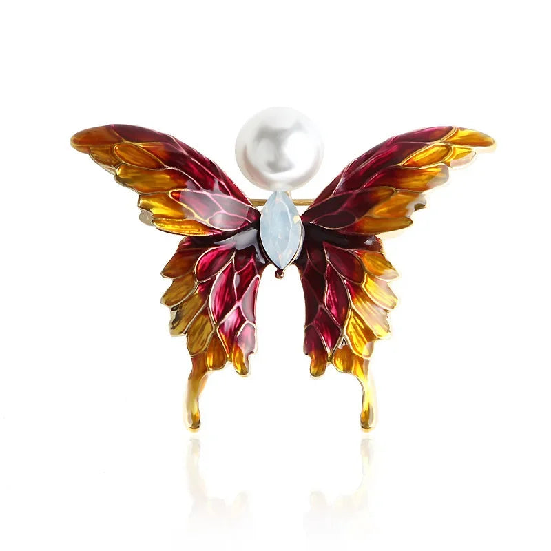 Broche Papillon Baroque