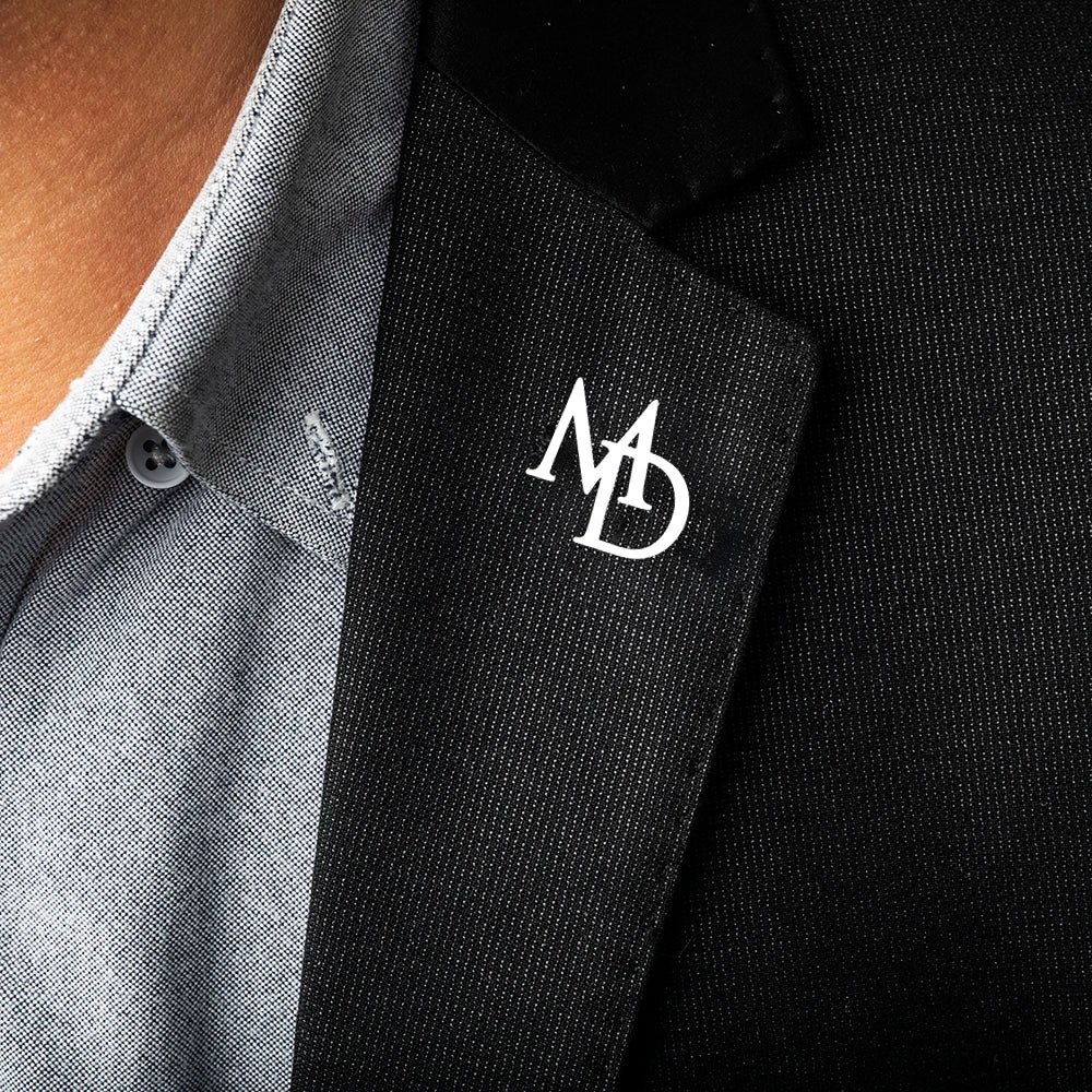 Broche Initiales Personnalisée