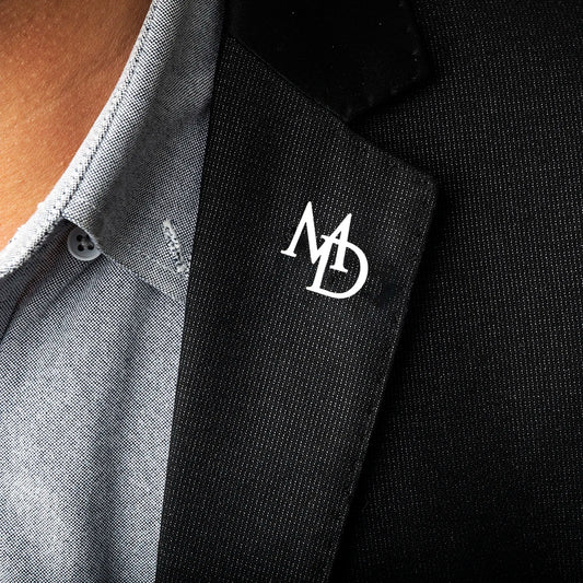 Broche Initiales Personnalisée
