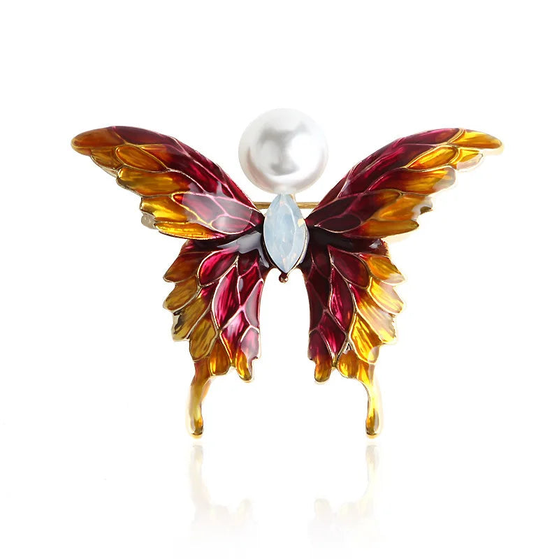 Broche Papillon Baroque