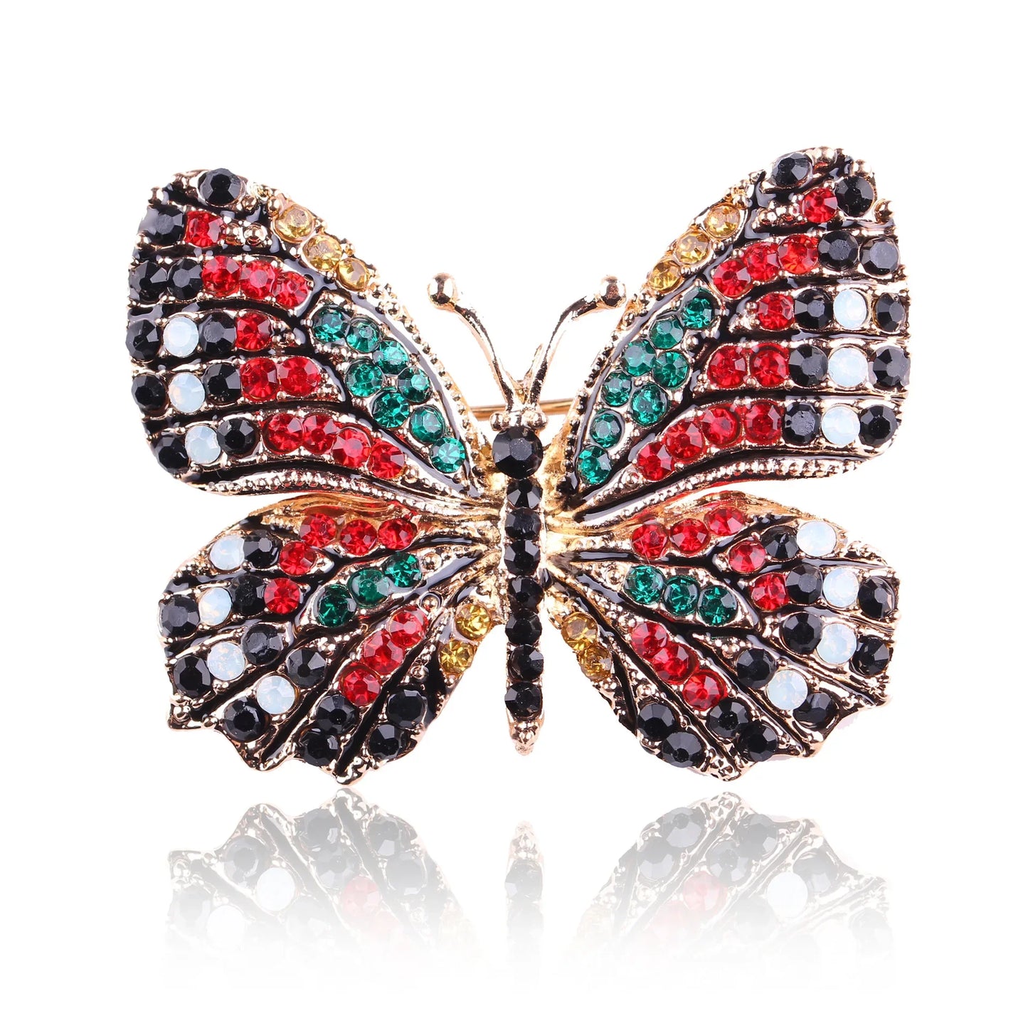 Broche Papillon Baroque